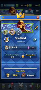 5600 KUPA CLASH ROYAL HESAP