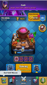 5623 kupa 105 kartlı Clash Royale hesabı 