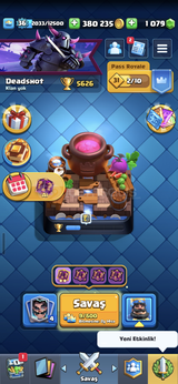 ⭐️ 5626 Kupa ⭐️ 106 Kart ⭐️ 1 Evrim ⭐️