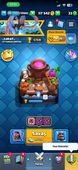 5700 Kupalı Clash Royale Hesabı