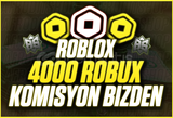 (5715) 4000 Robux - KOMİSYON ÖDENİYOR