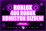 ⭐(572) 400 Robux + KOMİSYON BİZDEN ⭐