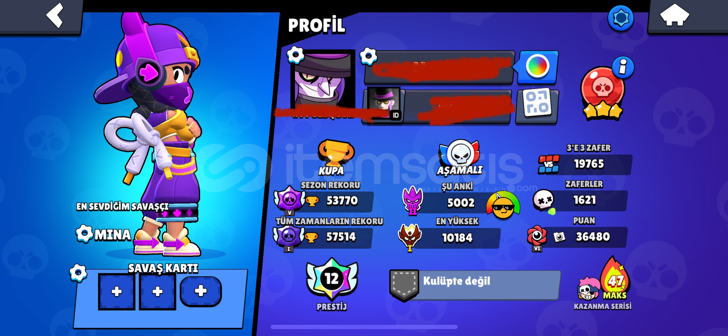 57K 20K 3v3 12 PRESTİJ 10k ELO 57K 20K 3v3 12 PRESTİJ 10k ELO