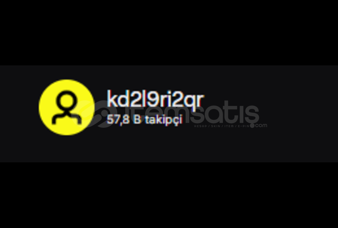 57K Takipçili Twitch Hesabı 57K Takipçili Twitch Hesabı