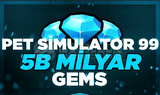⚡ 5B (MİLYAR)GEM | PET SİMULATOR 99