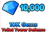 10K (10000) Gems (TTD)