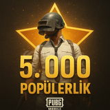 5K Popülerlik Anında Teslim 