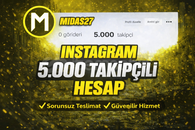 ⚡️5.000 TAKİPÇİLİ HESAP ⚡️