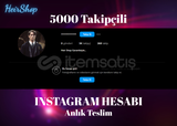 5K Takipçili Hesap! | INSTAGRAM