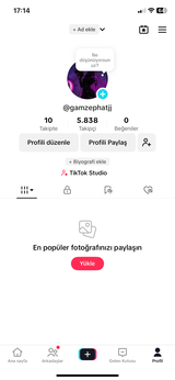 5K TAKİPÇİLİ MOBİL OYUN AÇIK HESAP