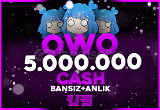 5M Owo Cash ( BANSIZ +OTOMATİK TESLİMAT )