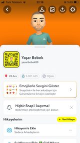 5MİLYON PUANLI SNAPCHAT HESABI SATILIKTIR!!!