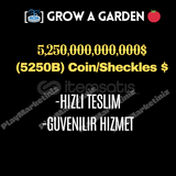 5.25T (5250B) sheckles/coin | ⭐Grow A Garden⭐