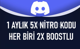 5x 1 Aylık Nitro Promo