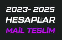 5x 2023-2025 Kurulum Mailli Hesaplar