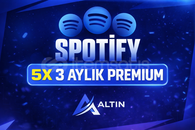 5X - 3 Aylık Spotify Premium Kod