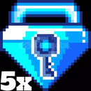 5x Blue Gem Lock 10 Dakikada Teslim