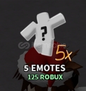5 Emotes | The Strongest Battlegrounds