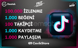5x⭐[GARANTİ] TİKTOK KEŞFET PAKET 2⭐