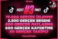 ⭐5X | [GARANTİLİ] TİKTOK KEŞFET PAKETİ 3⭐