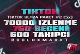 [5X]⭐GARANTILI⭐TİKTOK ULTRA PAKET 2