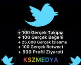 ⭐5X (GARANTİLİ) Twitter Gerçek Keşfet Paketi