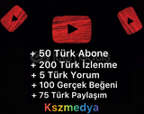 ⭐5X (GARANTİLİ) Youtube Türk Keşfet Paketi