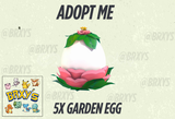 5X Garden Egg(Adopt Me)(En Uygunu)