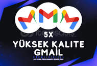 5X GMAIL - TR | GARANTI + UZUN ÖMÜRLÜ + KALITE