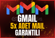 ⭐5X GMAİL - YÜKSEK KALİTE - OTO TESLİMAT⭐