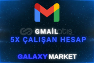 5x Google Gmail Hesap