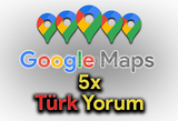 ⭐ | 5x Google Maps Türk Yorum Hizmeti |