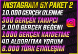 ⭐5X⭐İNSTAGRAM 5X GERÇEK KEŞFET PAKETİ 2