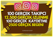 ⭐4X | INSTAGRAM GERÇEK KEŞFET PAKETİ 1 | HIZLI