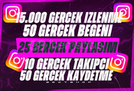 ⭐[5X] İNSTAGRAM KEŞFET ETKİLİ PAKET⭐