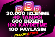 5X İnstagram Keşfet Etkili Paket Kaliteli