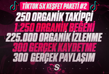 ⭐5X [LÜKS]⭐ TİKTOK ⚡KEŞFET PAKETİ⚡#2