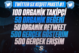 ⭐5X [LÜKS]⭐ TWİTTER⚡KEŞFET PAKETİ⚡#1