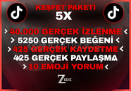 ⭐[5X] ORGANİK TİKTOK KEŞFET PAKETİ - GARANTİLİ⭐