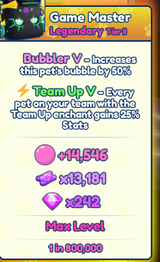 5X Shiny Game Master Team Up V!! (BGSI)
