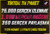 ⭐3X⭐TİKTOK 3X GERÇEK KEŞFET PAKETİ 1