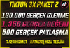 ⭐3X⭐TİKTOK 3X GERÇEK KEŞFET PAKETİ 2