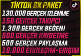 ⭐6X⭐TİKTOK 6X GERÇEK KEŞFET PAKETİ