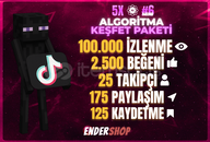⚡5X | TİKTOK ALGORİTMA KEŞFET PAKETİ #6⚡