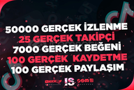 ⭐5X | TİKTOK GERÇEK KEŞFET PAKETİ 1 | KEŞFET⭐
