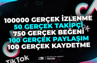 ⭐5X | TİKTOK GERÇEK KEŞFET PAKETİ 1 | KEŞFET⭐