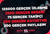 ⭐5X | TİKTOK GERÇEK KEŞFET PAKETİ 2 | KEŞFET⭐