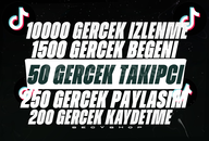 ⭐5X | TİKTOK GERÇEK KEŞFET PAKETİ 2 | KEŞFET⭐