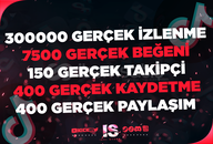 ⭐5X | TİKTOK GERÇEK KEŞFET PAKETİ 4 | KEŞFET⭐