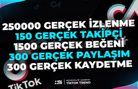 5X | TİKTOK GERÇEK KEŞFET PAKETİ 4 | KEŞFET